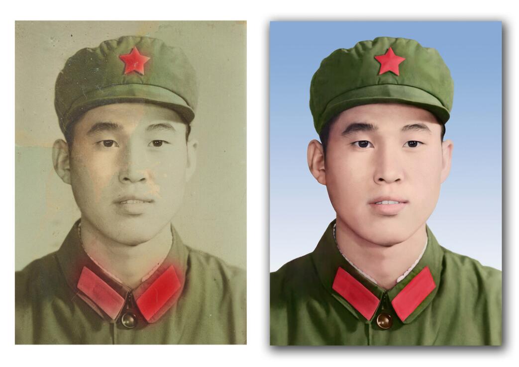企石镇破损照片修复-18