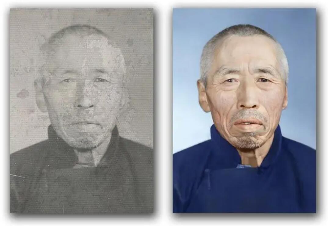 企石镇破损照片修复-56